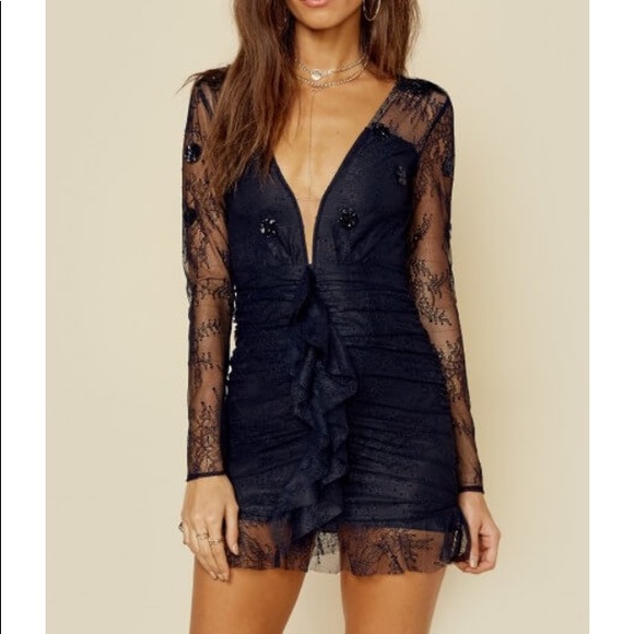 for love and lemons daisy lace mini dress